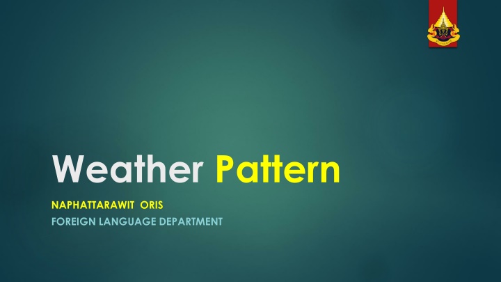 Interactive Learning Activities for Weather Pattern Exploration