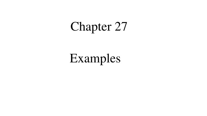 Electrical Circuit Examples and Calculations