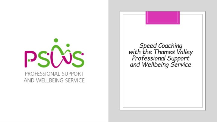 Professional Speed Coaching Services for Medical Practitioners
