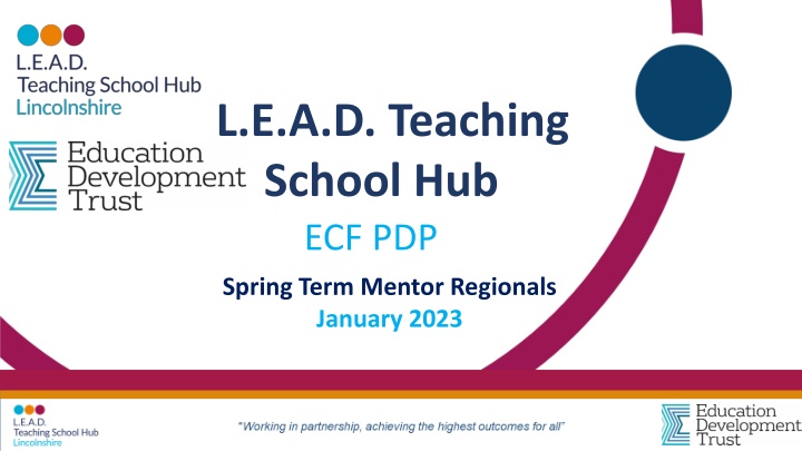 Professional Development Workshop Series on Instructional Coaching and Mentorship