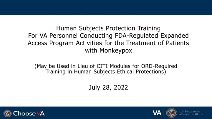 Ethical Protections in Research: Historical Perspectives and Training Objectives