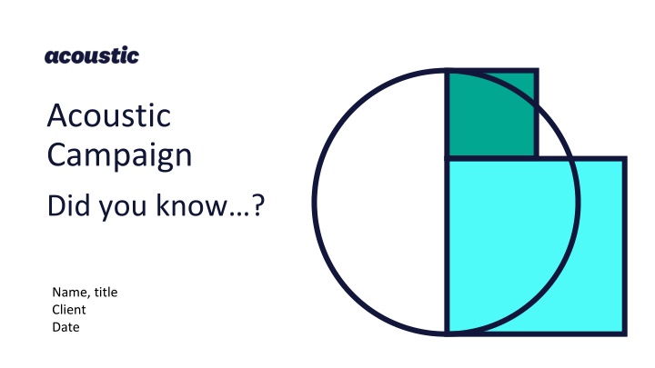Enhance Your Marketing Strategy with Acoustic Campaign Features
