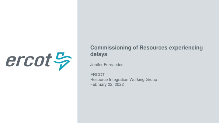 ERCOT Resource Integration Work Group Updates