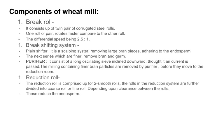 Wheat Milling Process Overview & Wheat Products