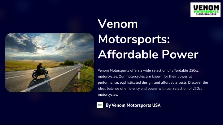 Venom Motorsports: Affordable Power