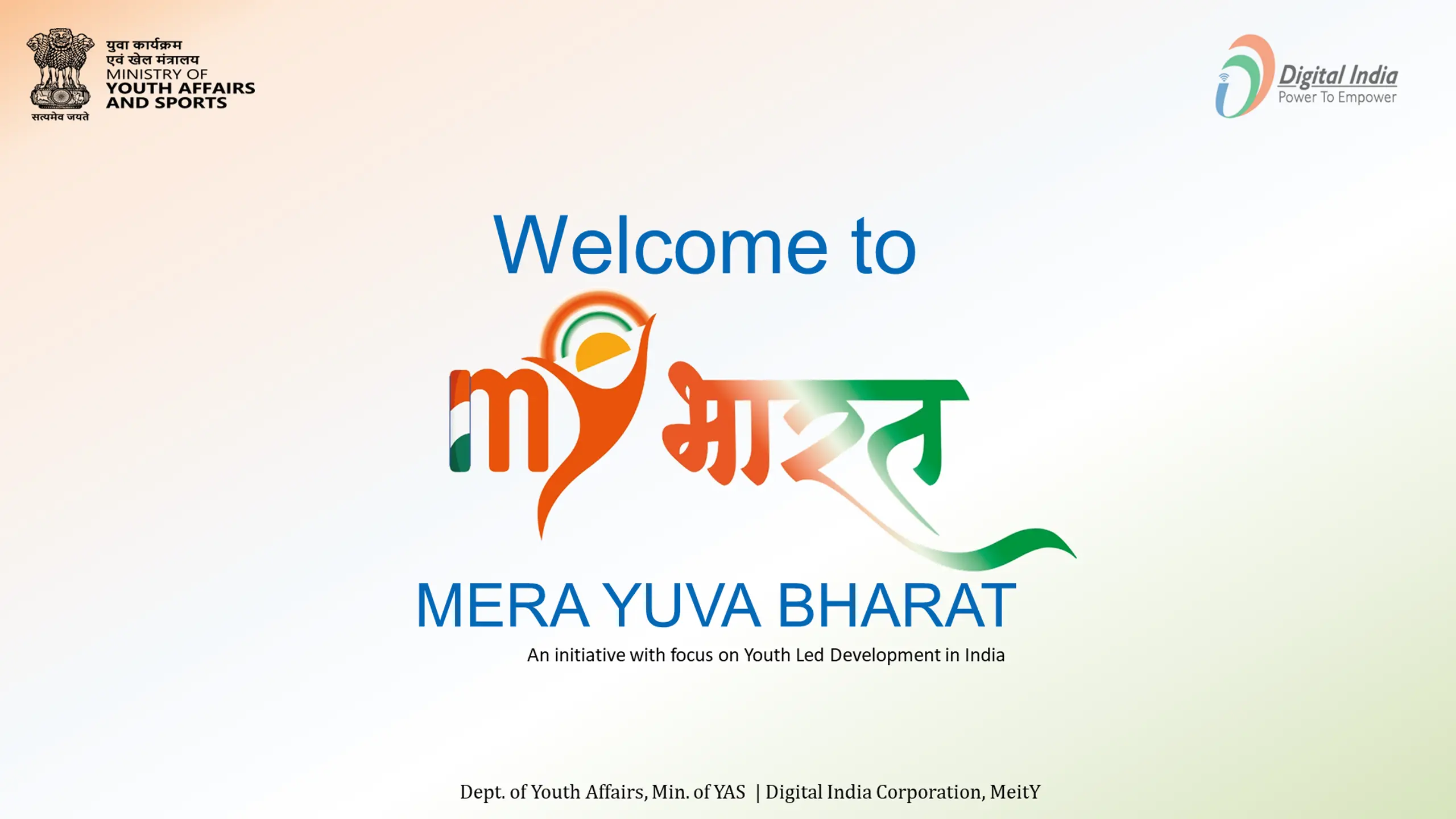 Welcome to MERA YUVA BHARAT