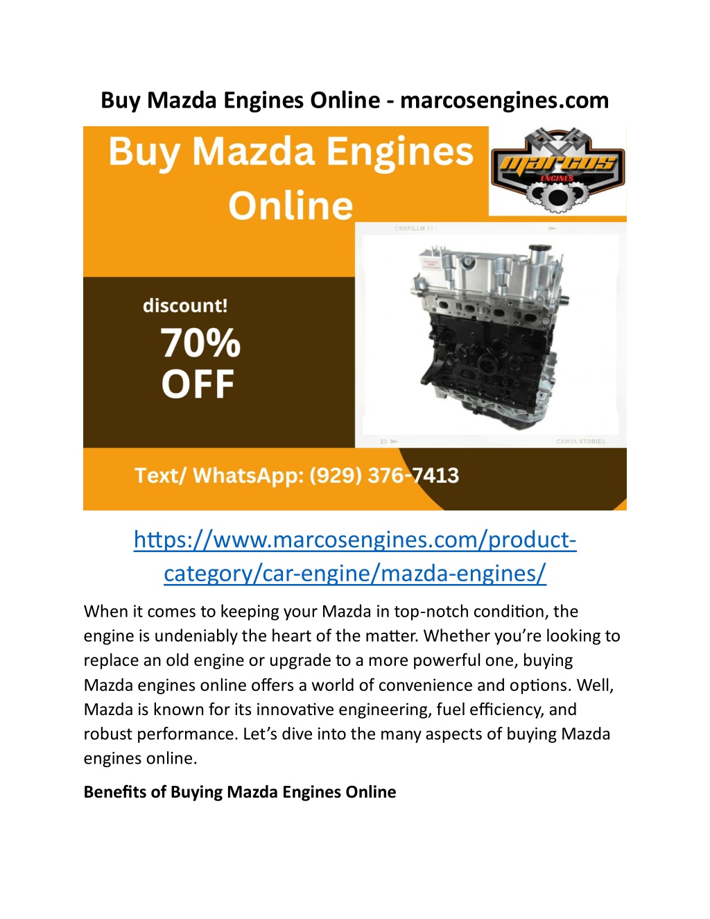 buy mazda engines online marcosengines com l.w