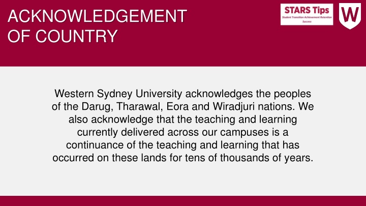 Support and Services at Western Sydney University