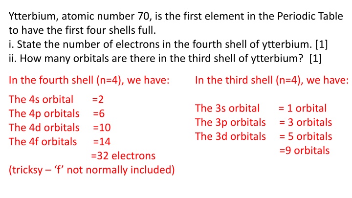 Electron Configurations and Atom Properties