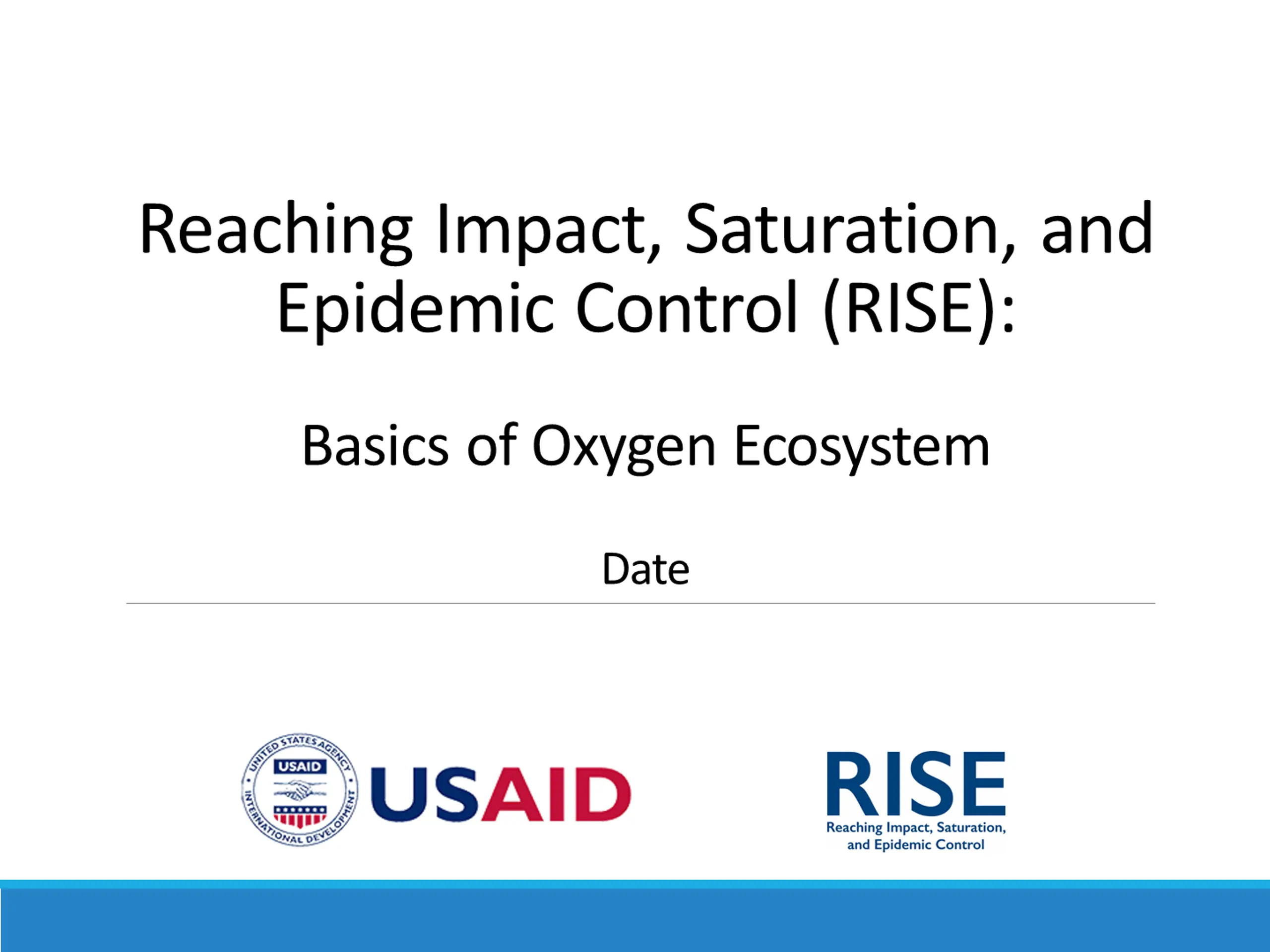 Essential Medical Oxygen: Supply and Safety Guidelines