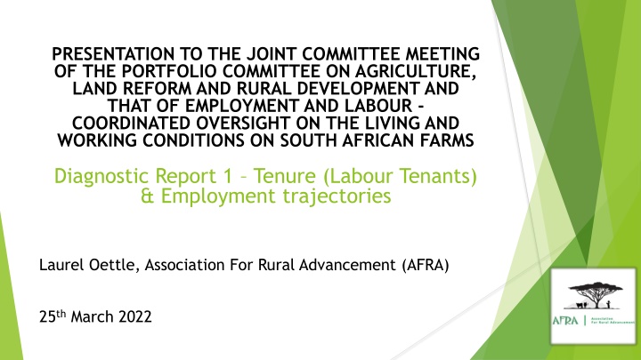 Evolution of Labour Tenancy: Historical Perspectives and Current Realities