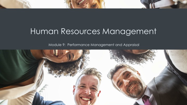 Performance Management and Appraisal Essentials