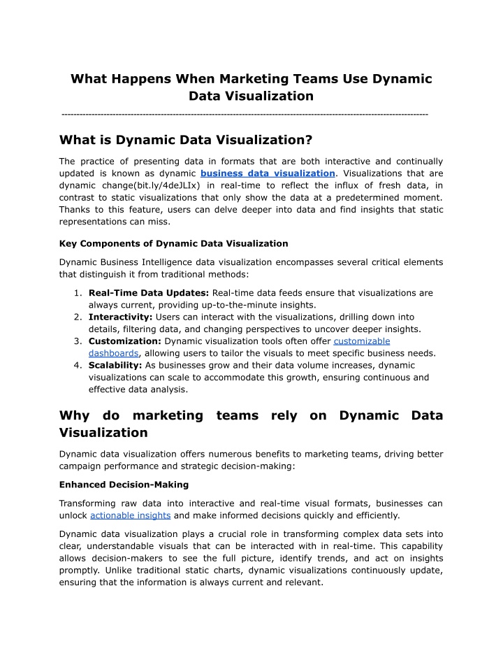 what happens when marketing teams use dynamic n.w