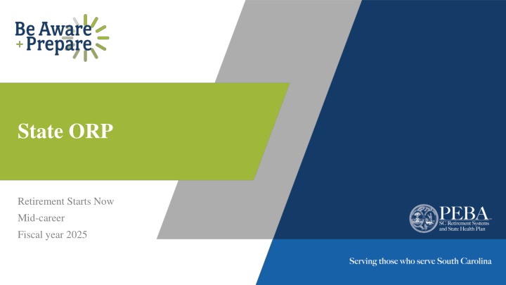 State ORP Retirement Information Overview