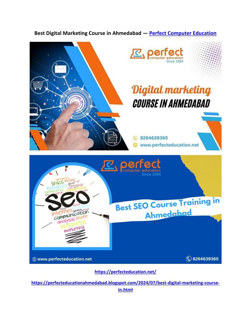 best digital marketing course in ahmedabad l.w