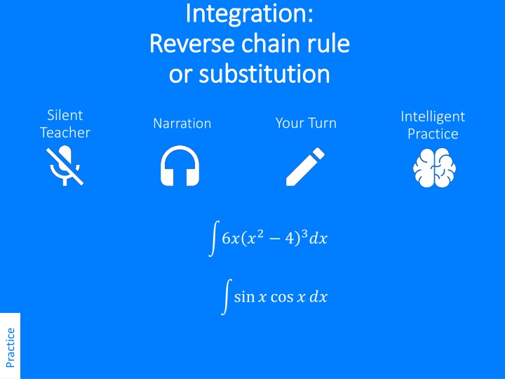 Integrating Reverse Chain Rule and Substitution in Calculus