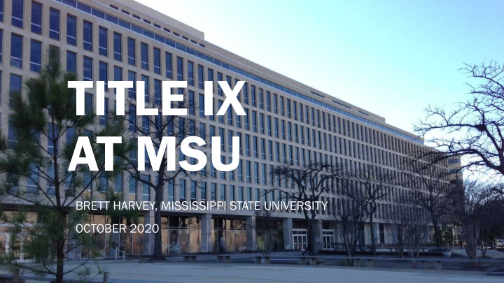 Federal Sexual Misconduct Laws in Higher Education Overview