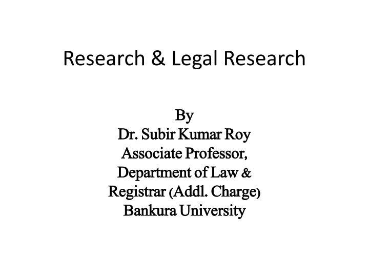 Research: A Comprehensive Overview