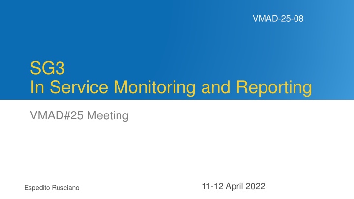 In-Service Monitoring and Reporting for Advanced Driver Assistance Systems (ADS)