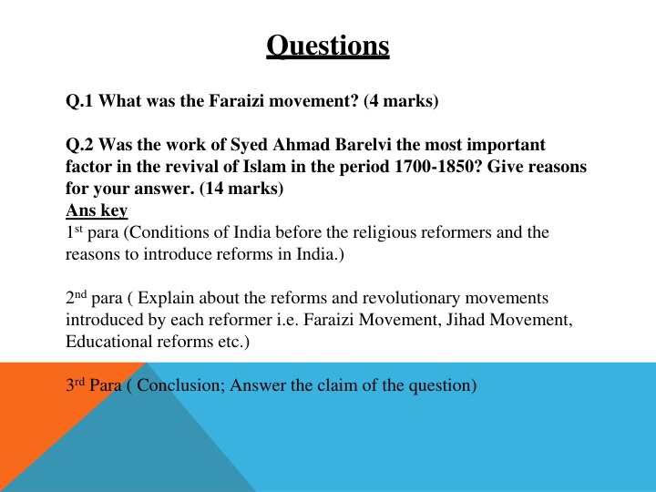 Haji Shariatullah and the Faraizi Movement in British India