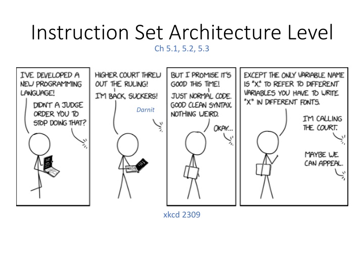 Instruction Set Architecture and Data Types in Computer Systems