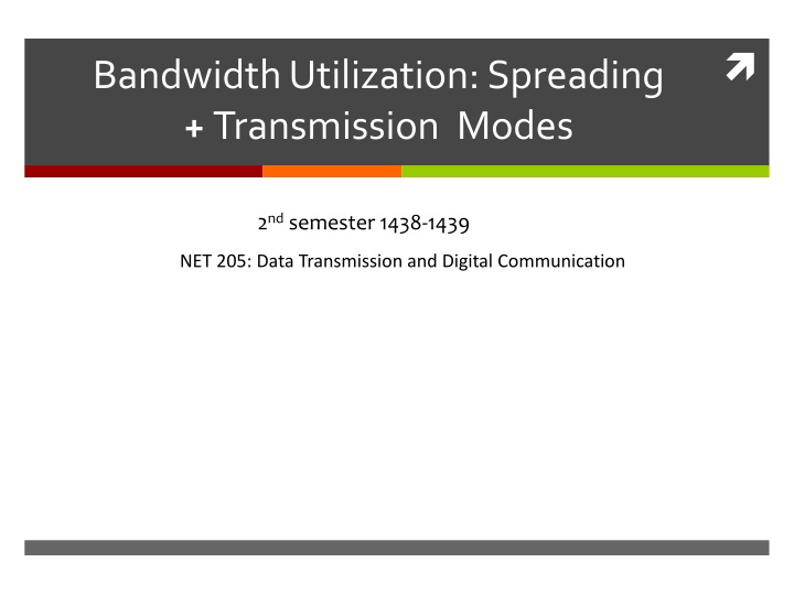 Spread Spectrum Techniques in Data Transmission