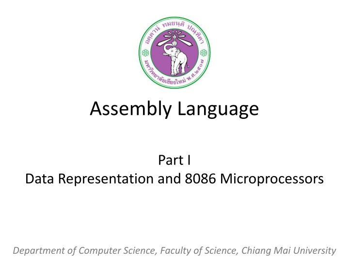 Assembly Language and 8086 Microprocessors