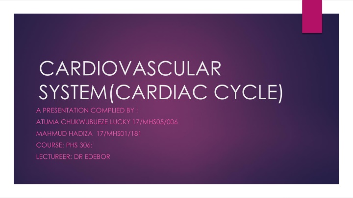 The Cardiac Cycle: A Comprehensive Overview