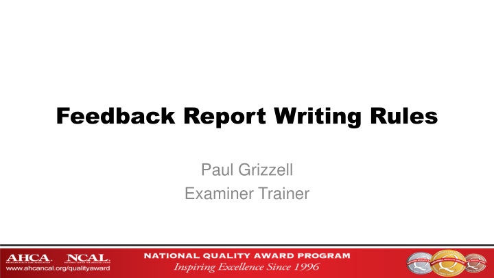 Mastering Feedback Report Writing: Rules and Guidelines for Effective Communication