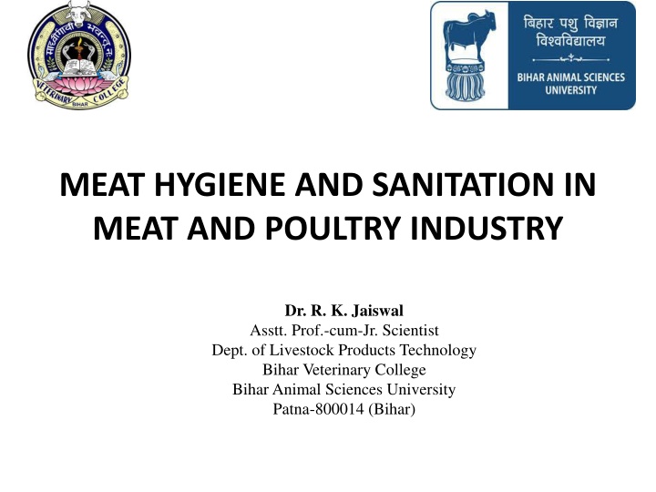 Importance of Meat Hygiene and Sanitation in the Meat Industry