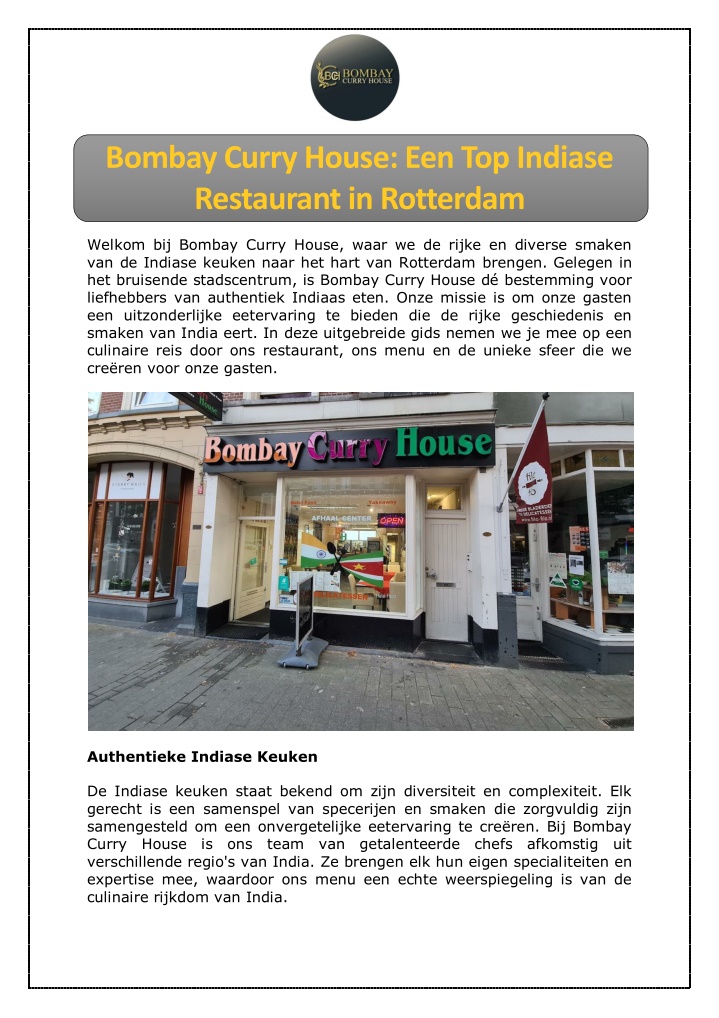 bombay curry house een top indiase restaurant n.w
