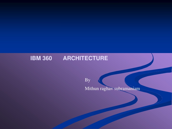 IBM System/360 Architecture Evolution