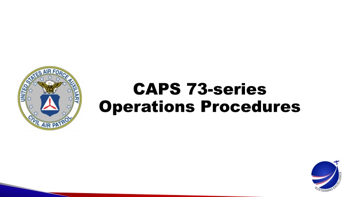 Civil Air Patrol Operations Procedures and Philosophy