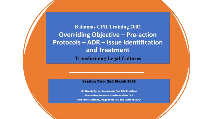 Legal Education and Judicial Ethics Seminar - Transforming Legal Cultures
