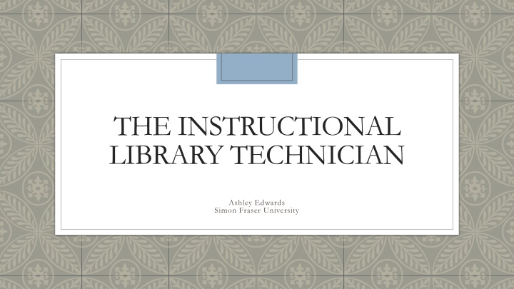 Library Technician at Simon Fraser University: A Career Overview