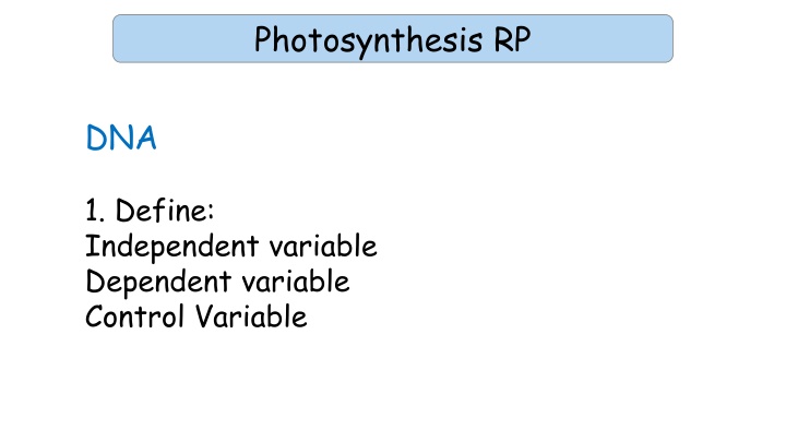 Investigating the Effect of Light Intensity on Photosynthesis Using Pondweed