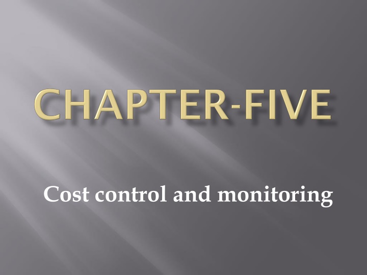 Challenges and Solutions in Cost Control and Monitoring for Construction Projects in Ethiopia
