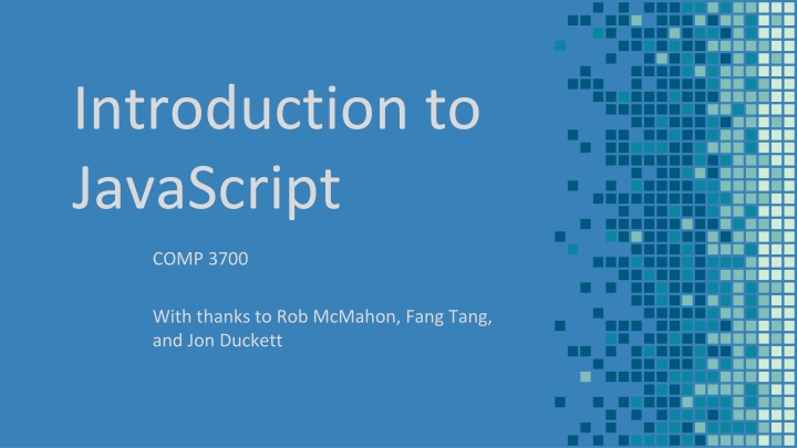 Introduction to JavaScript: History, Features, and Functional Paradigm