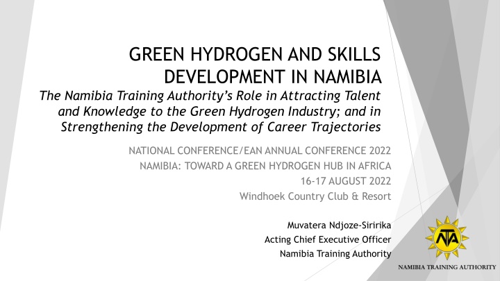 Developing Green Hydrogen Skills in Namibia for a Sustainable Future