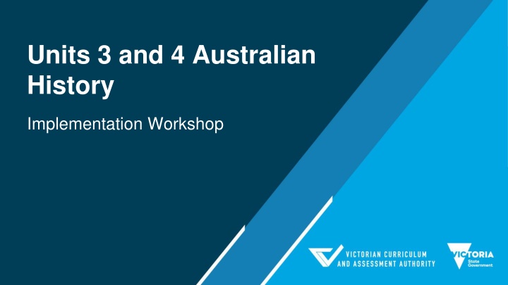 Exploring Units 3 and 4 Australian History: Key Investigations and Big Planning Ideas