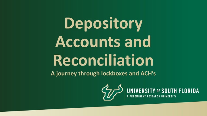 Efficient Banking Reconciliation Methods and Processes