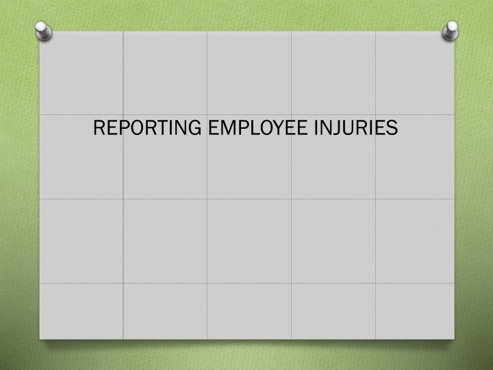 Employee Injury Reporting Procedures in Workplace