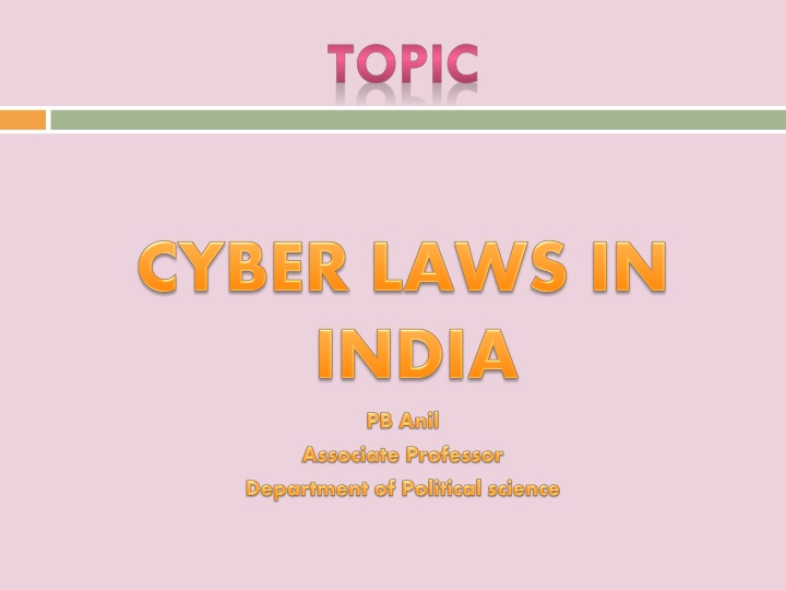 Cyber Laws in India