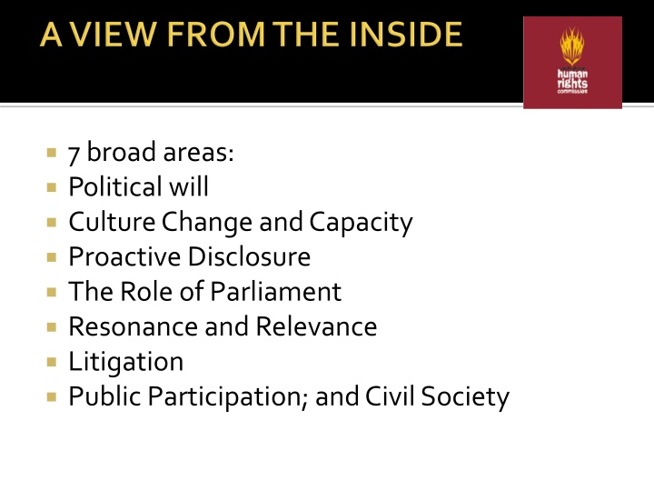Challenges and Strategies in Promoting Political Will and Transparency