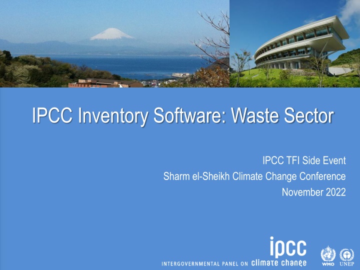 IPCC Inventory Software Enhancements for Waste Sector Emissions Estimation