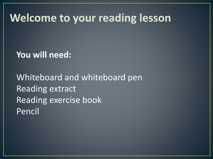 Interactive Reading Lesson with 