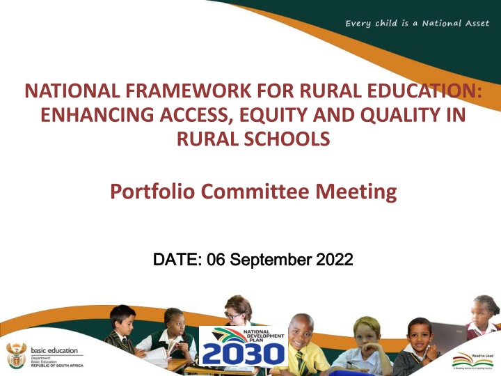 Enhancing Rural Education: National Framework for Access, Equity, and Quality