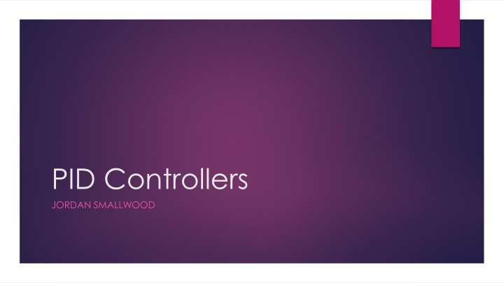 PID Controllers in Control Systems