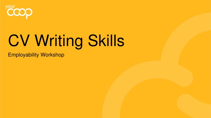 Mastering CV Writing Skills for Employability Workshop