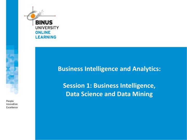 Introduction to Business Intelligence and Analytics
